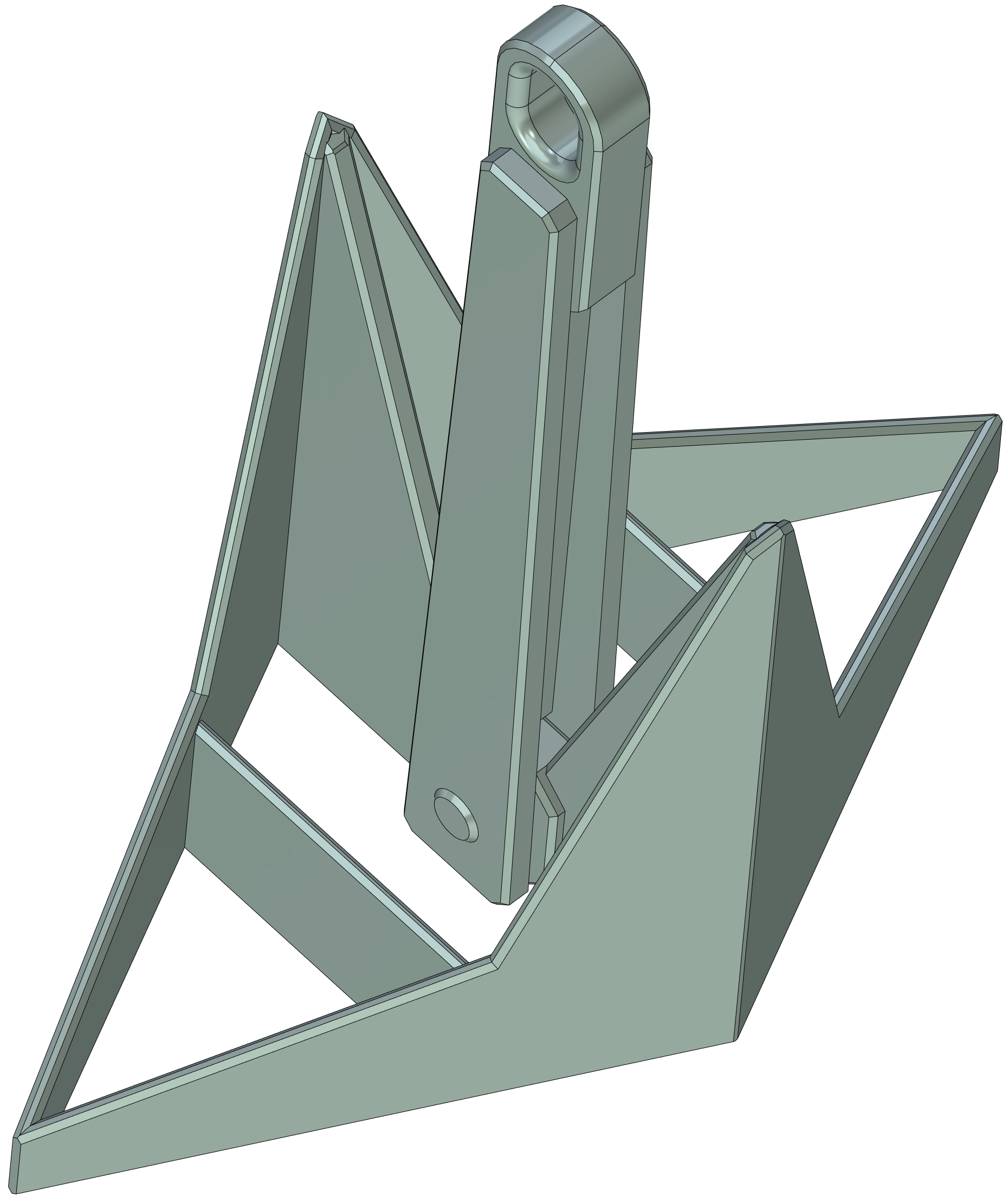 3D модель Якорь тип Дельта