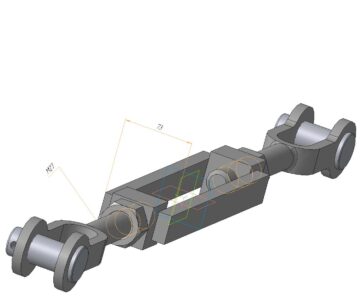 3D модель Талреп 40-ОС-ВВ ОСТ5.2314-79