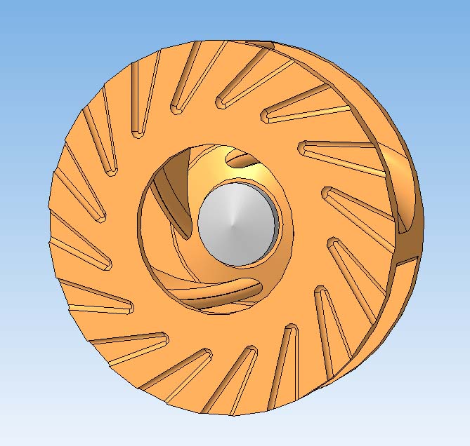 3D модель Рабочее колесо насоса 1ГРК-1600/50