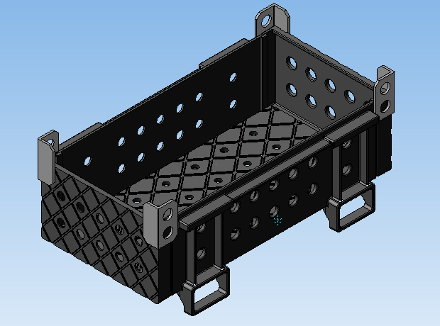 3D модель Короб для отжига отливок