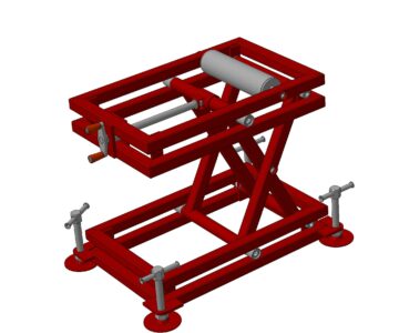 3D модель Опора регулируемая для сборки металлических каркасов