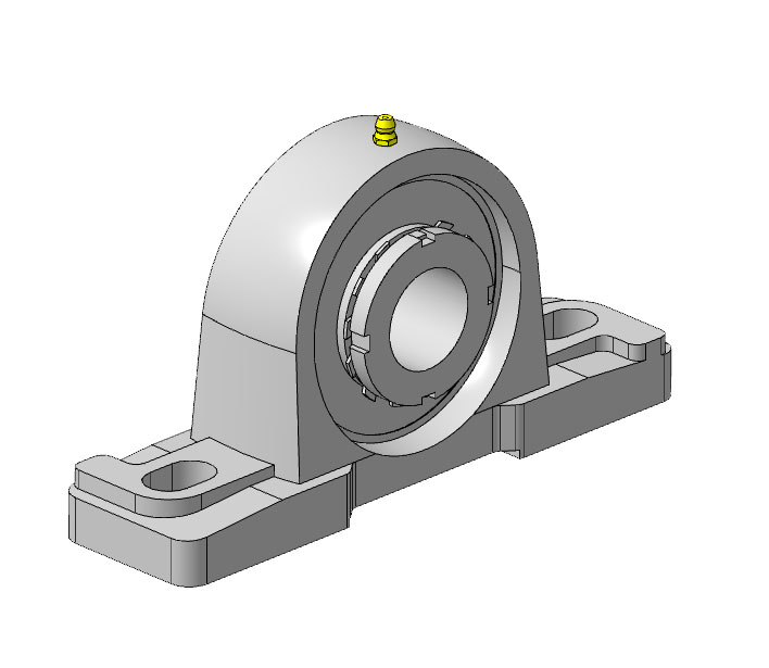 3D модель Корпусные подшипниковые узлы серии UKP с зажимной втулкой
