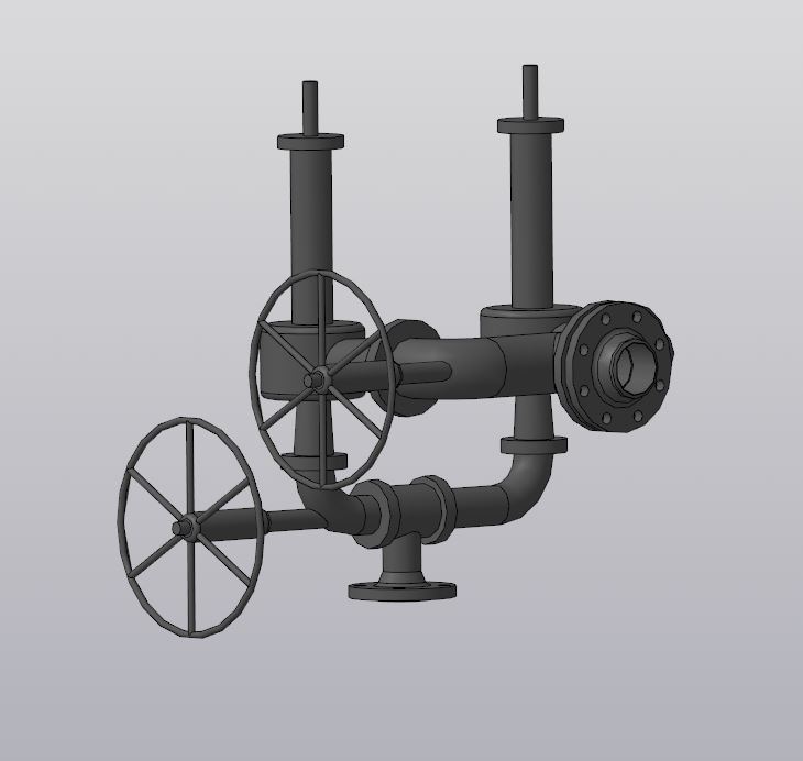 3D модель Блок СППК