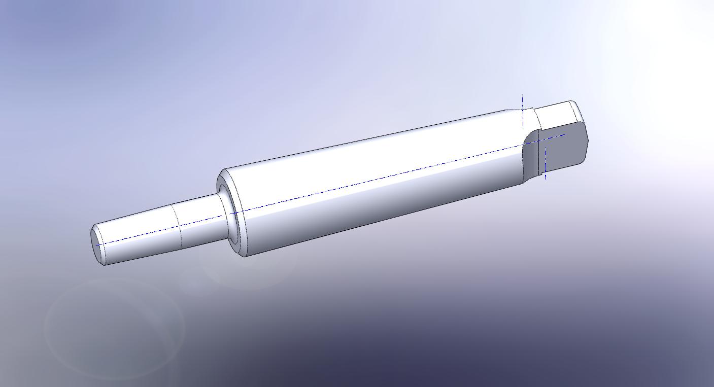 3D модель Оправка переходная с конуса Морзе 3 на укороченный конус Морзе B12