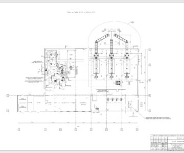 Чертеж Реконструкция газовой котельной 30 МВт в г. Винница