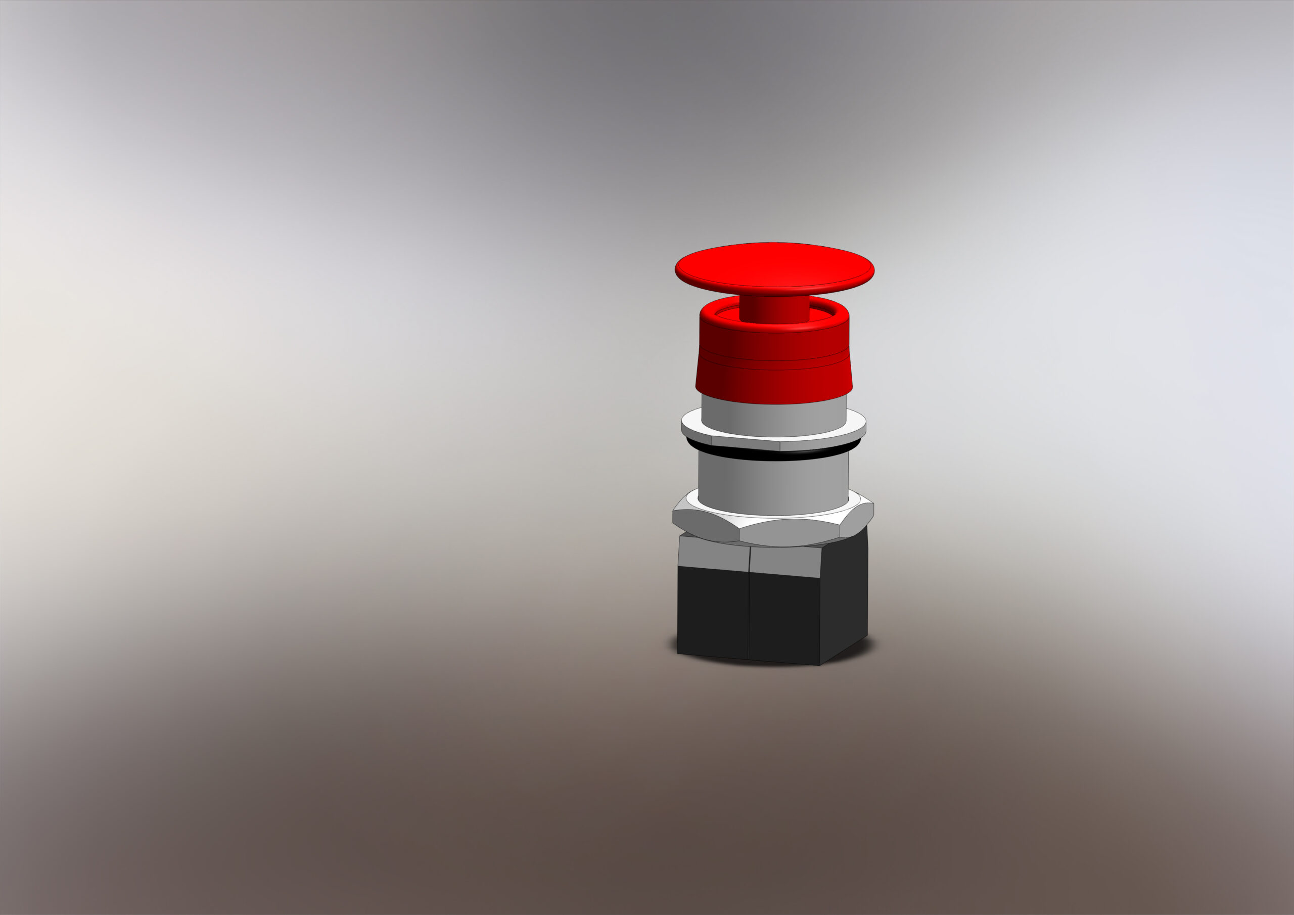 3D модель Кнопка Грибок (EXDIICU)