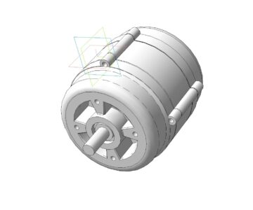 3D модель Мотор АВЕ 071 4с модель