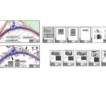 Чертеж Проект организации дорожного движения на примыкании