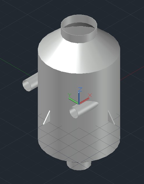 3D модель Расширитель продувки