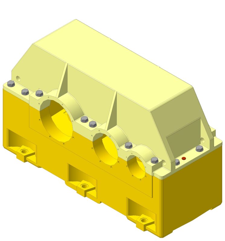 3D модель Корпус редуктора Ц2Н-500