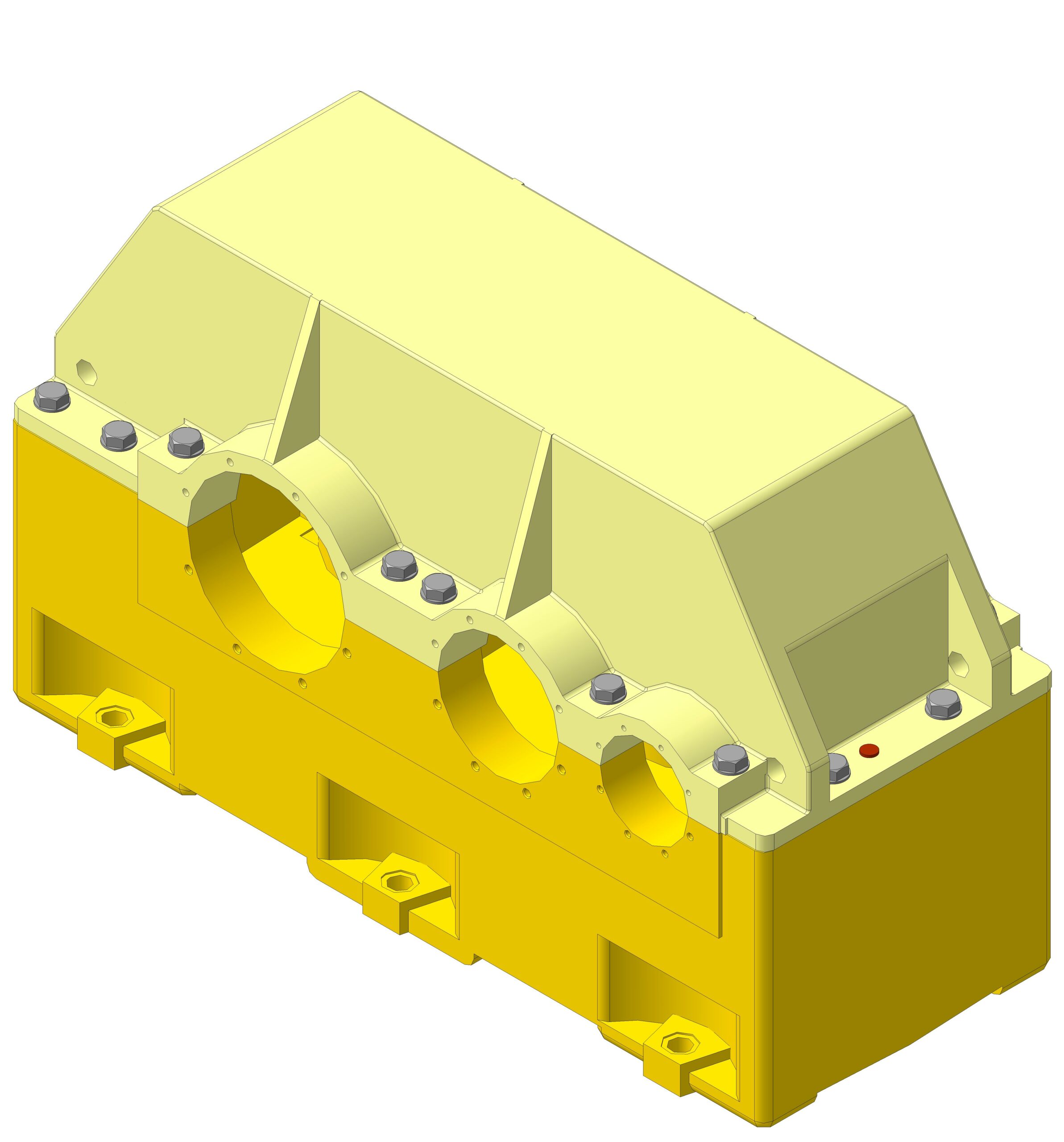 3D модель Корпус редуктора Ц2Н-500