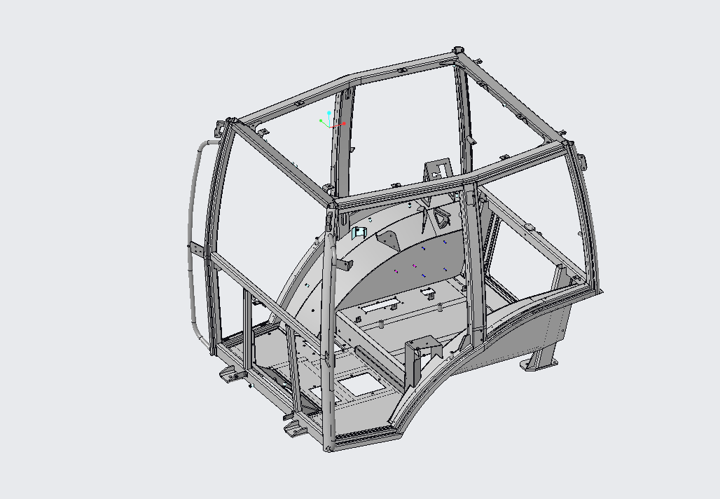 3D модель Каркас кабины