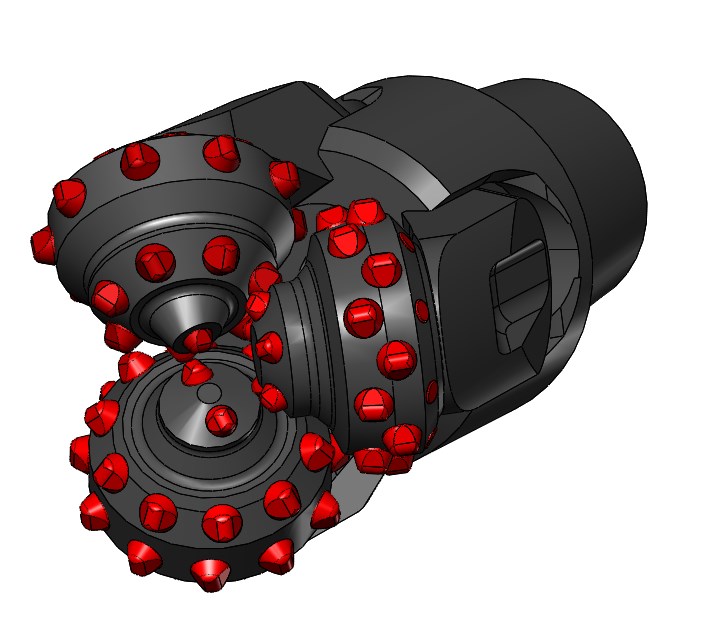 3D модель Долото шарошечное (рабочая модель)