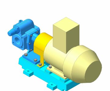 3D модель Насос НМШ 5-25-4