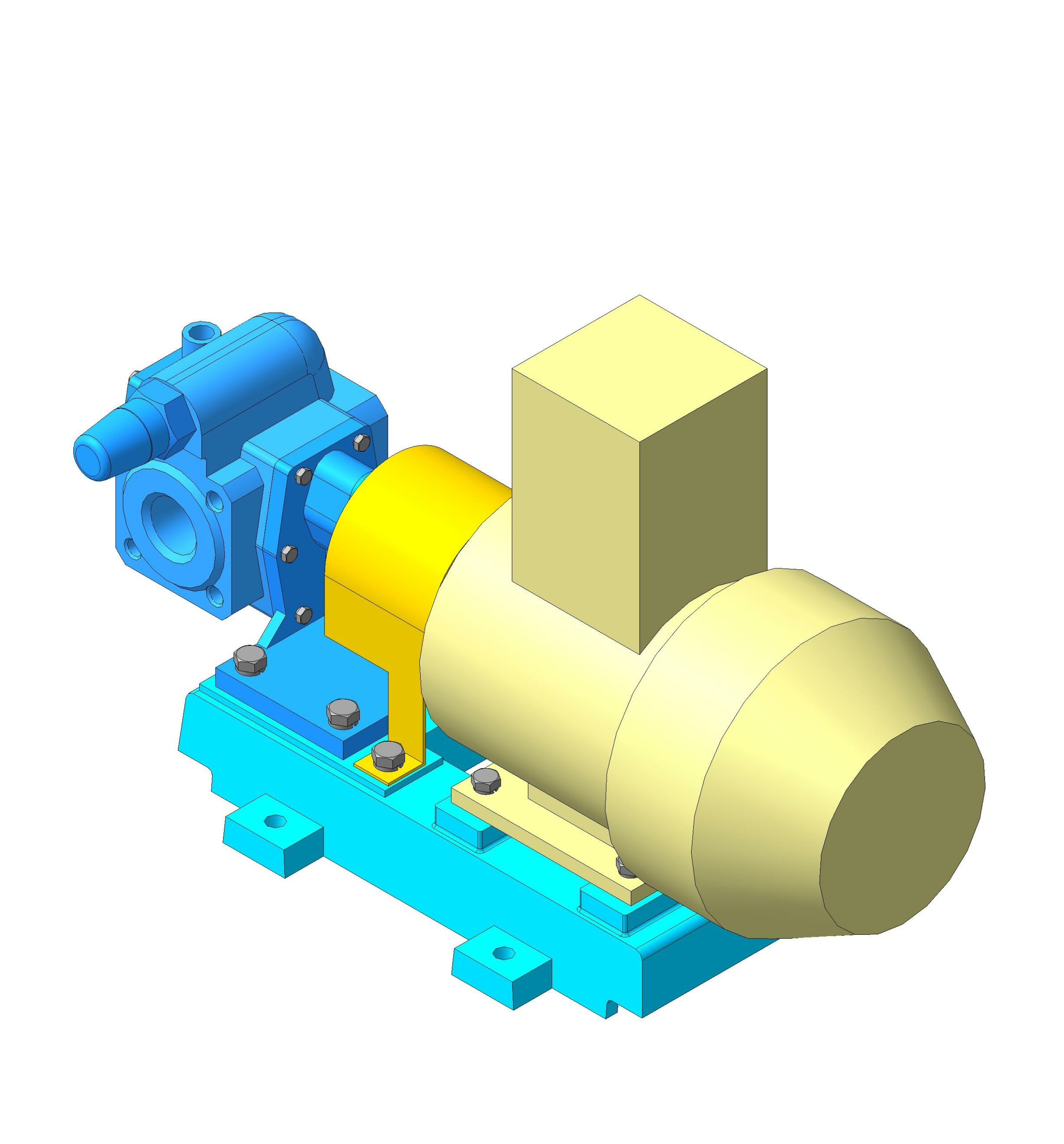 3D модель Насос НМШ 5-25-4