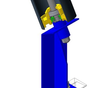 3D модель Ролик дефлекторный верхний