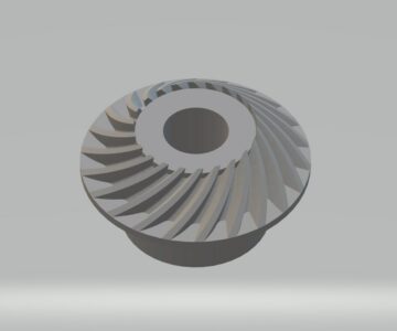 3D модель Шестерня привода челнока швейной машинки Зингер 8290