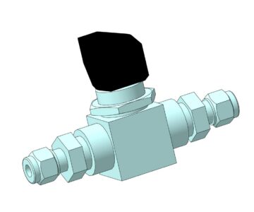 3D модель Кран шаровый DK-LOK VT86-D6M-S