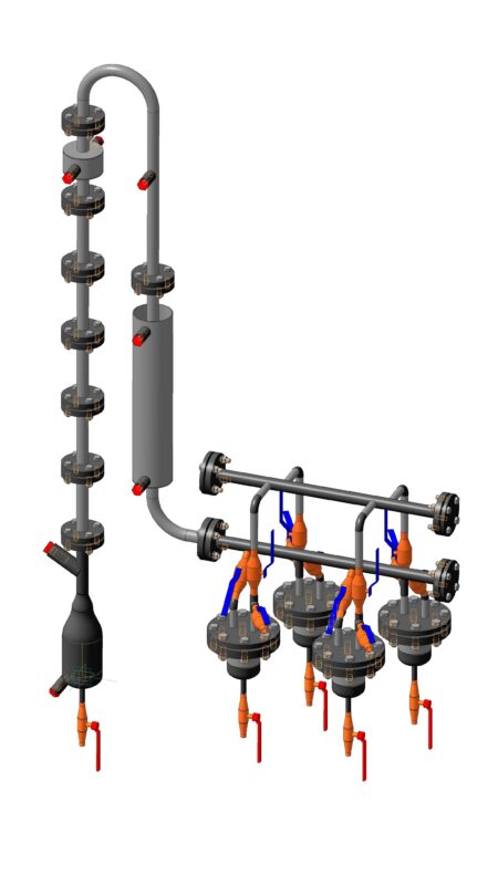 3D модель Лабораторная перегонная установка