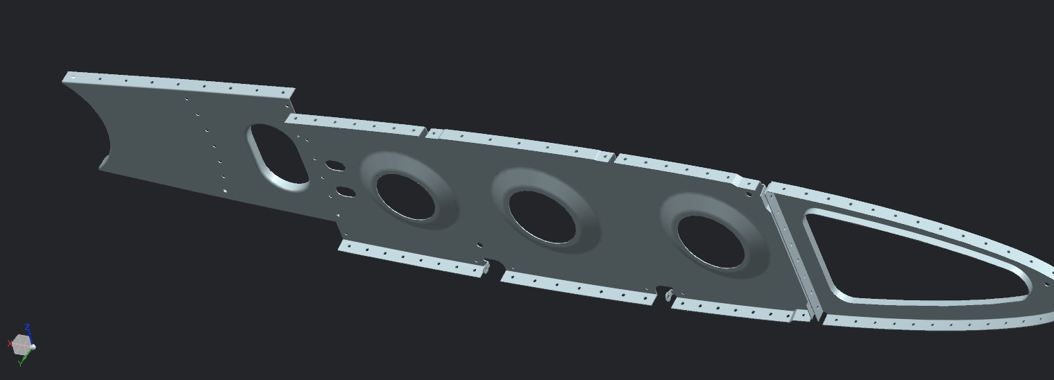 3D модель 3Д-модель нервюры стабилизатора Л-410увп