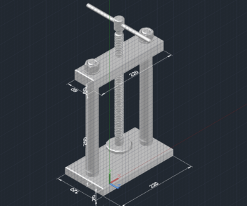 3D модель Пресс стоматологический 3D