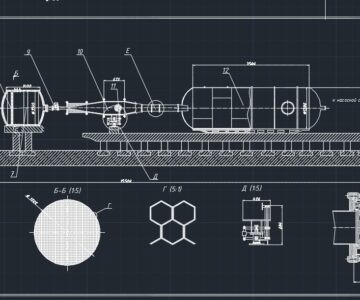 Чертеж Проектная разработка стенда для исследования теплообмена поверхности летательного аппарата