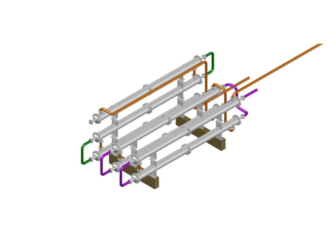 3D модель Блок теплообменников