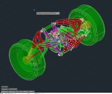 3D модель Push-rod задняя подвеска для багги