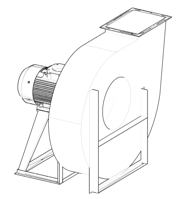 3D модель Центробежный вентилятор Marelli MD 1250/A
