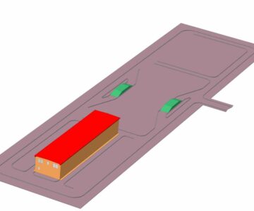 3D модель План территории УСТК ДОСААФ