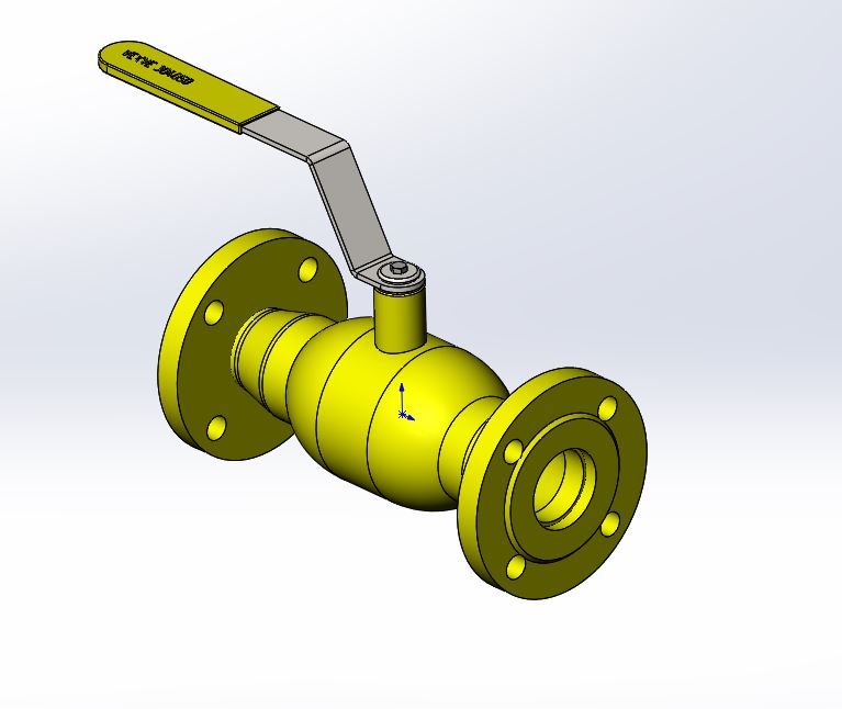 3D модель Краны шаровые VEXVE 309 ( DN50, 65, 100, 125, 150, 250, 300 )