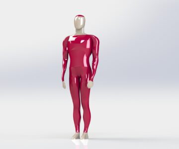 3D модель Манекен рост 2 м