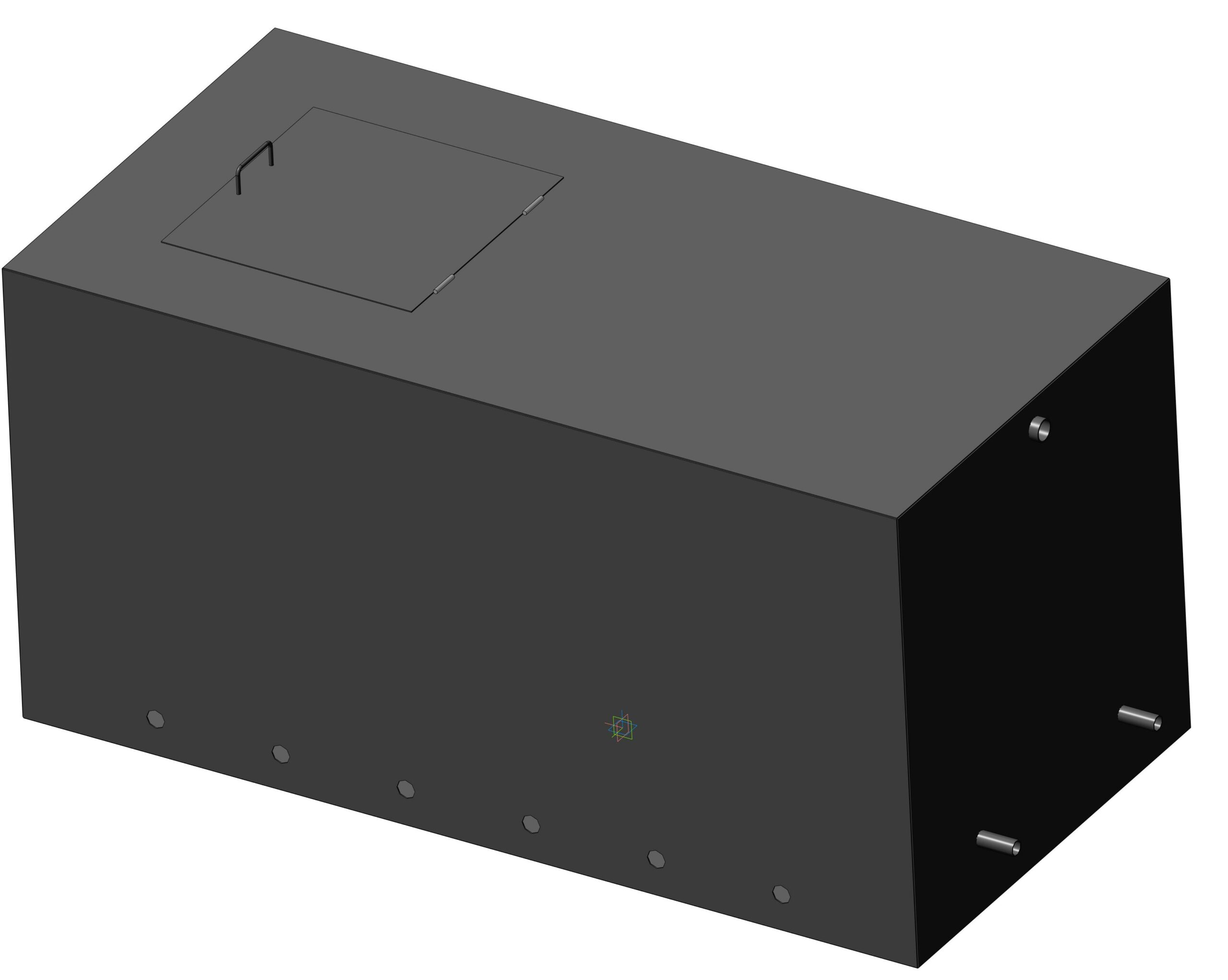 3D модель Бак из нержавейки 3.8 м3