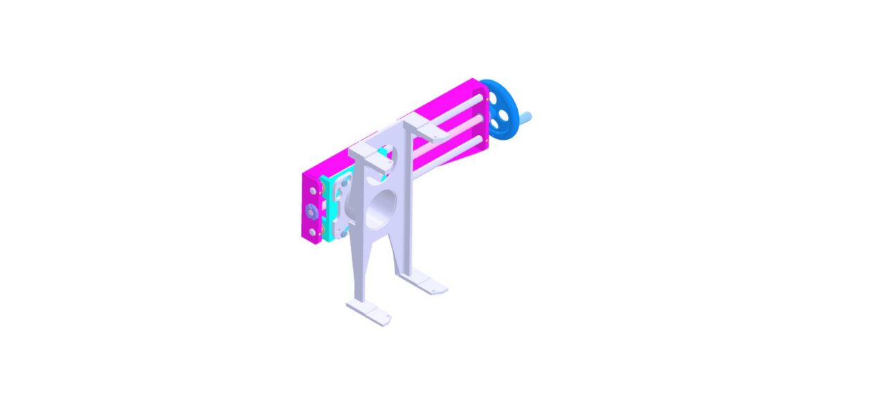 3D модель Блок крепления лазера