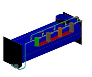 3D модель Станция водоочистки в AutoCAD
