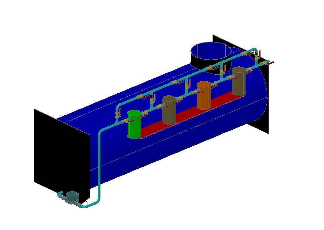 3D модель Станция водоочистки в AutoCAD