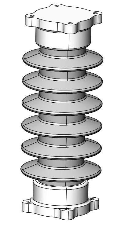3D модель Опорно-стержневой изолятор ИОС-35-500-01 УХЛ1