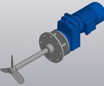 3D модель Мешалка боковая JUNIOR-S 500-220-200