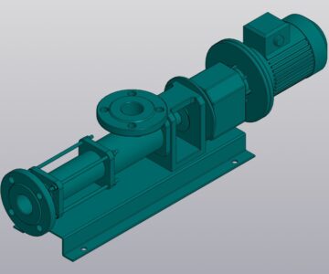 3D модель Насос винтовой SOLTEC BN031S01