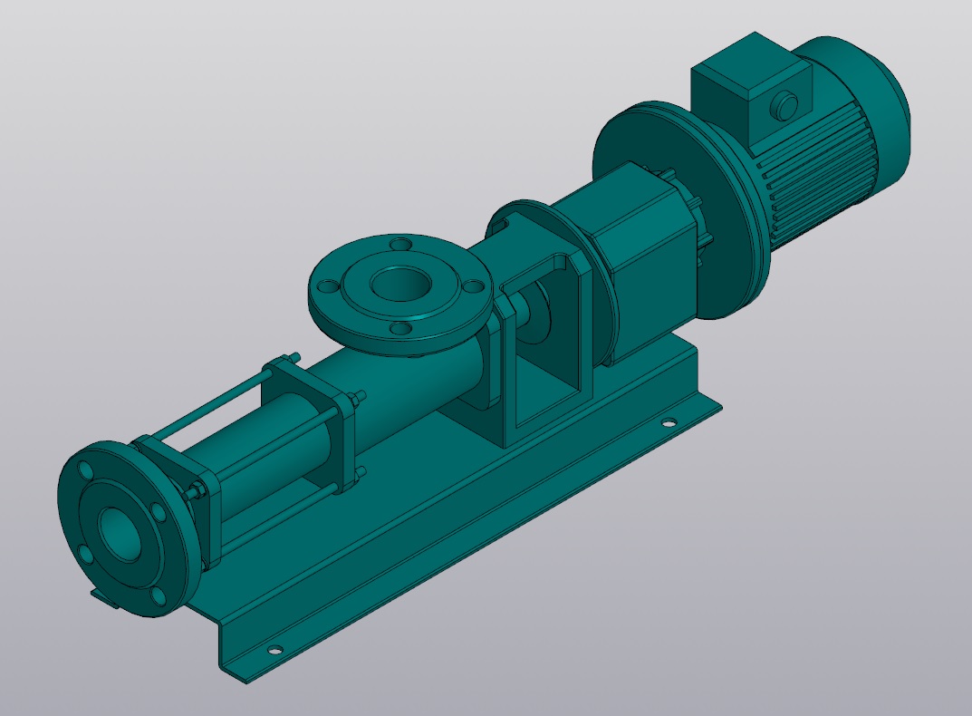 3D модель Насос винтовой SOLTEC BN031S01