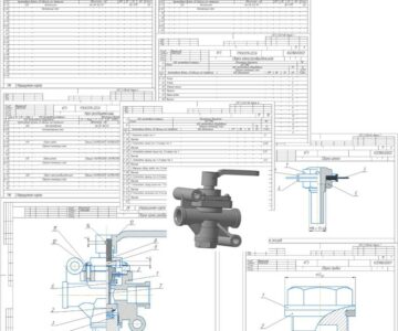 3D модель Курсовая: "Разработка техпроцесса сборки изделия средней сложности Кран разобщительный" 00-000.06.02.02.00 из сборника Дукмасовой