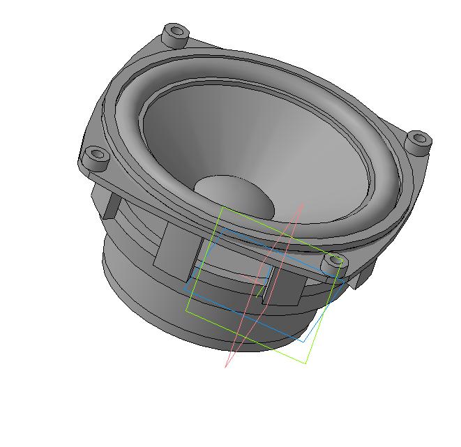 3D модель 3д модель динамической головки 25гдн-1