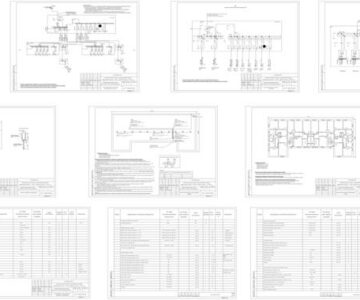 Чертеж Капитальный ремонт системы электроснабжения  многоквартирного жилого дома