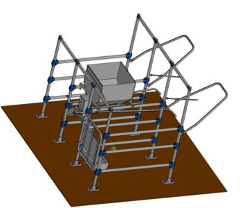 3D модель Станок передвижной доильной установки ПДУ