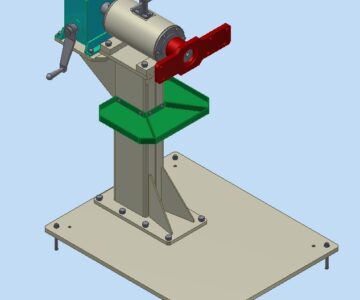 3D модель Кантователь для ремонта ДВС