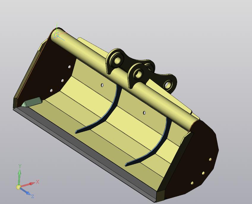 3D модель Ковш Hitachi(2,5 м)