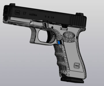 3D модель Glock 17 (Глок 17)