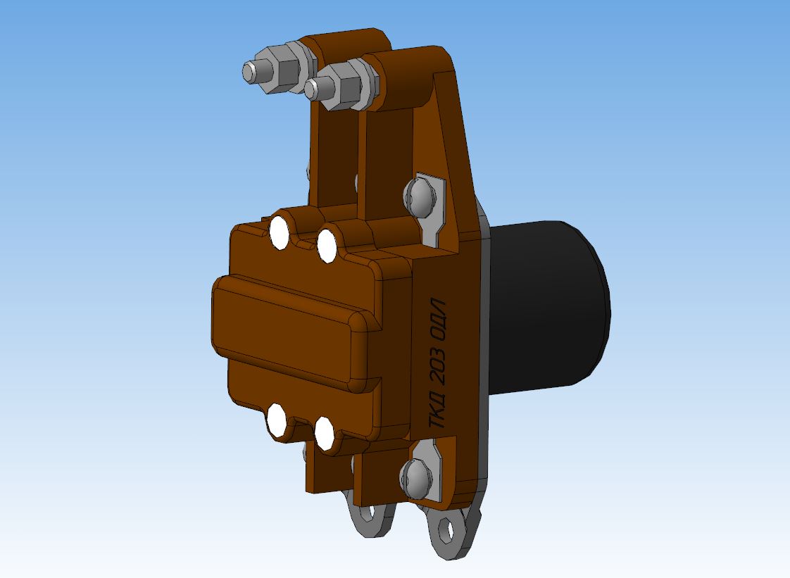 3D модель Контактор электромагнитный ТКД203ОДЛ