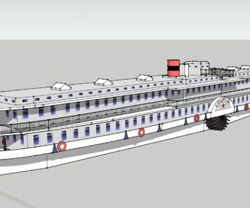 3D модель Теплоход Спартак