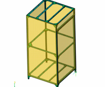 3D модель Душевая кабинка летняя сборная